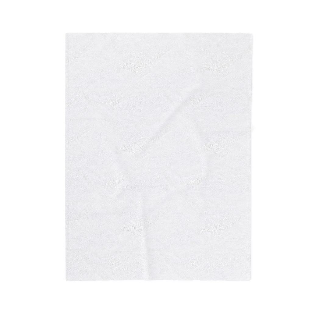 White textured paper napkin on a plain background, folds and creases visible