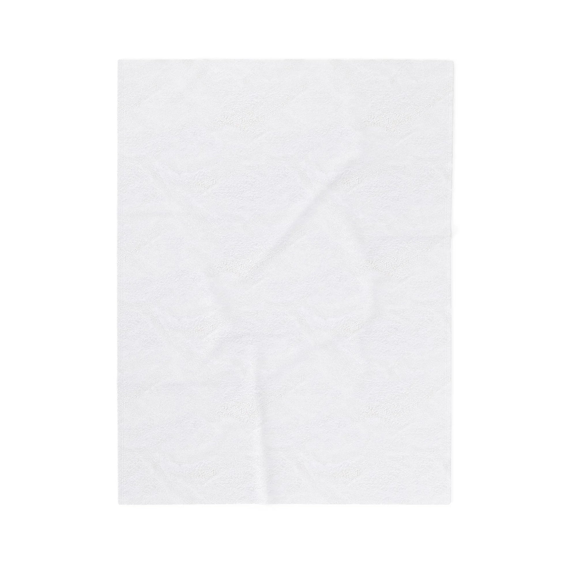 White textured paper napkin on a plain background, folds and creases visible