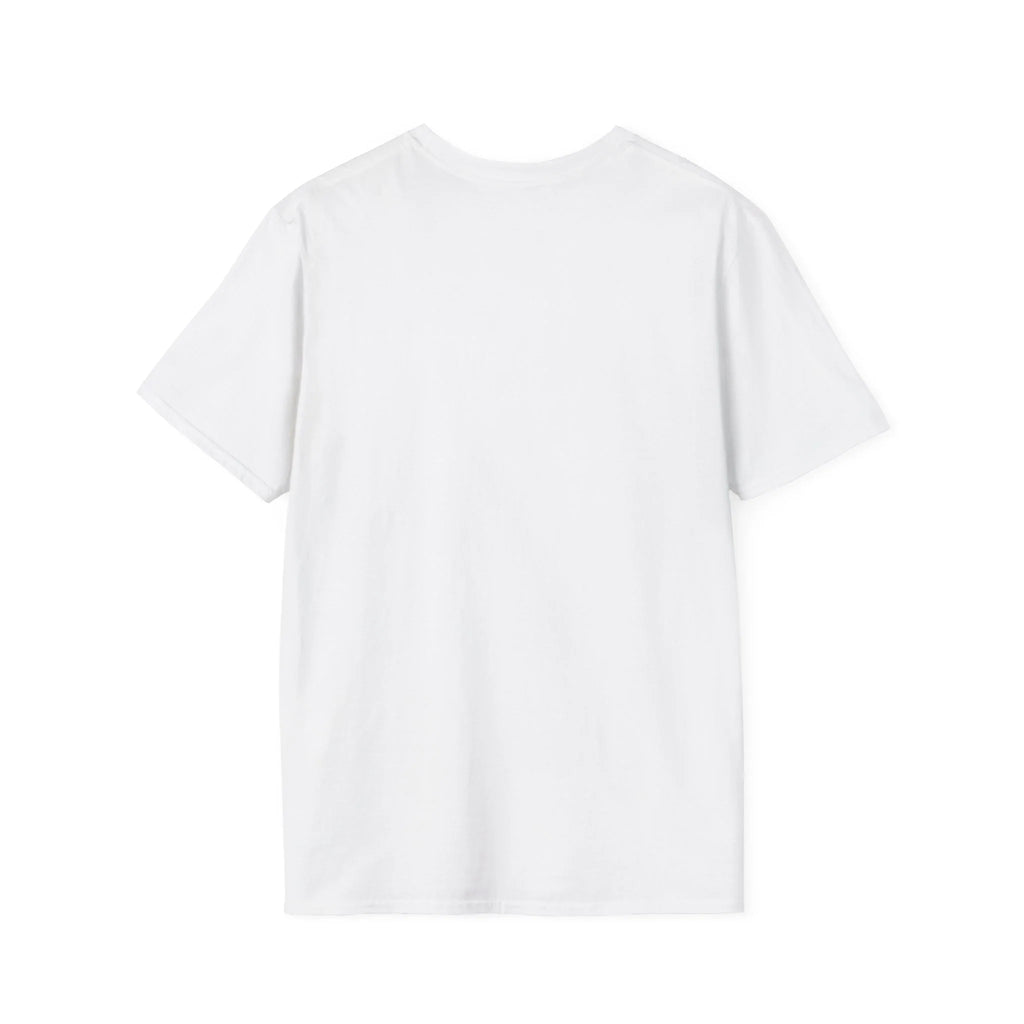 Plain white short sleeve cotton t-shirt displayed flat on a white background