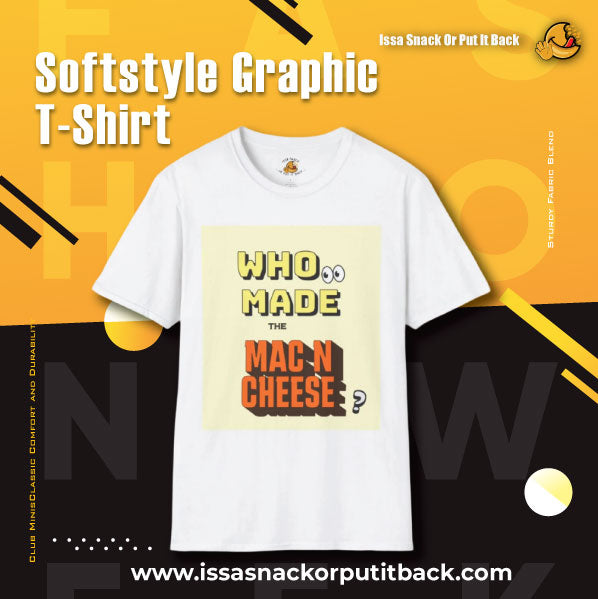 Softstyle Graphic T-Shirt - Issa Snack Unisex Tee